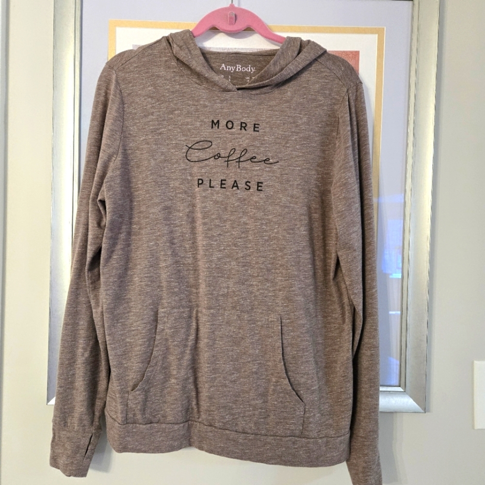 Any Body Cozy Knit Lux Lightweight Hoodie